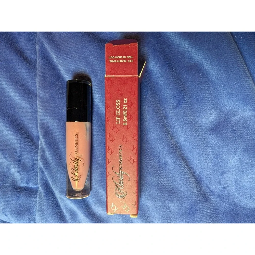 Klarity Kosmetics Lip Gloss Women 6.5ml Strawberry Blow Pop Pink High Shine NWT